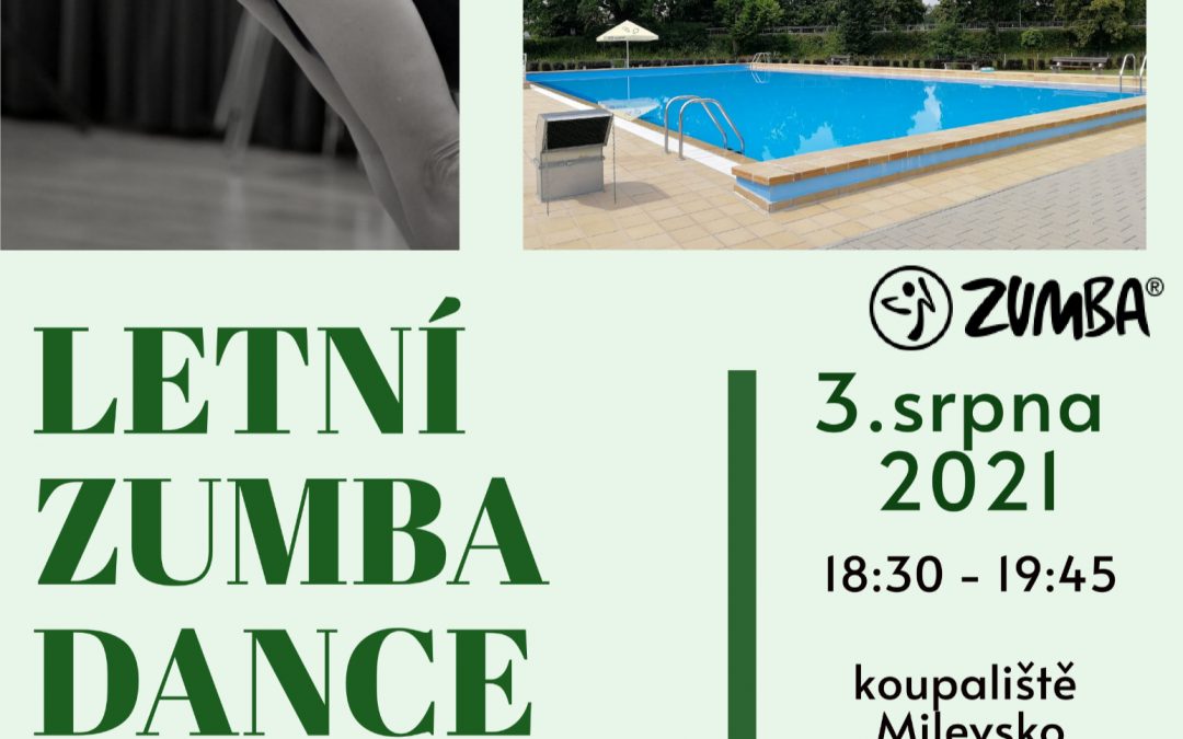 Zumba dance party na koupališti 3.8.2021