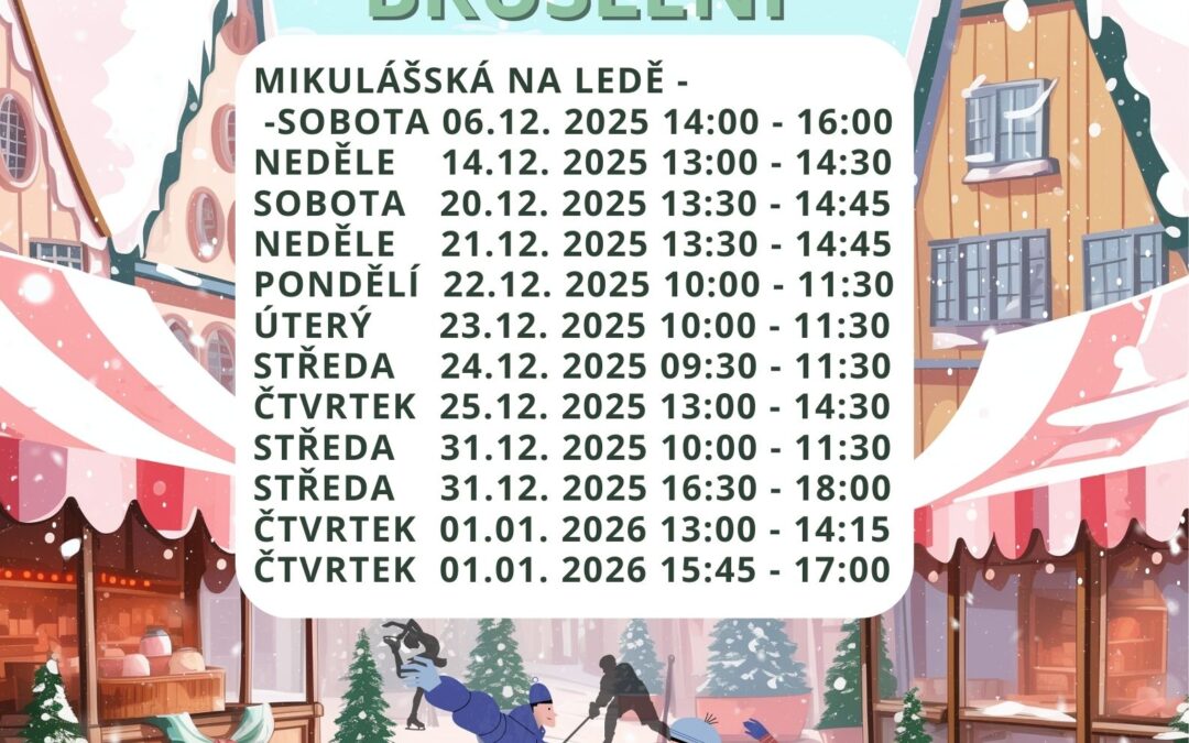 Veřejné bruslení prosinec 2025