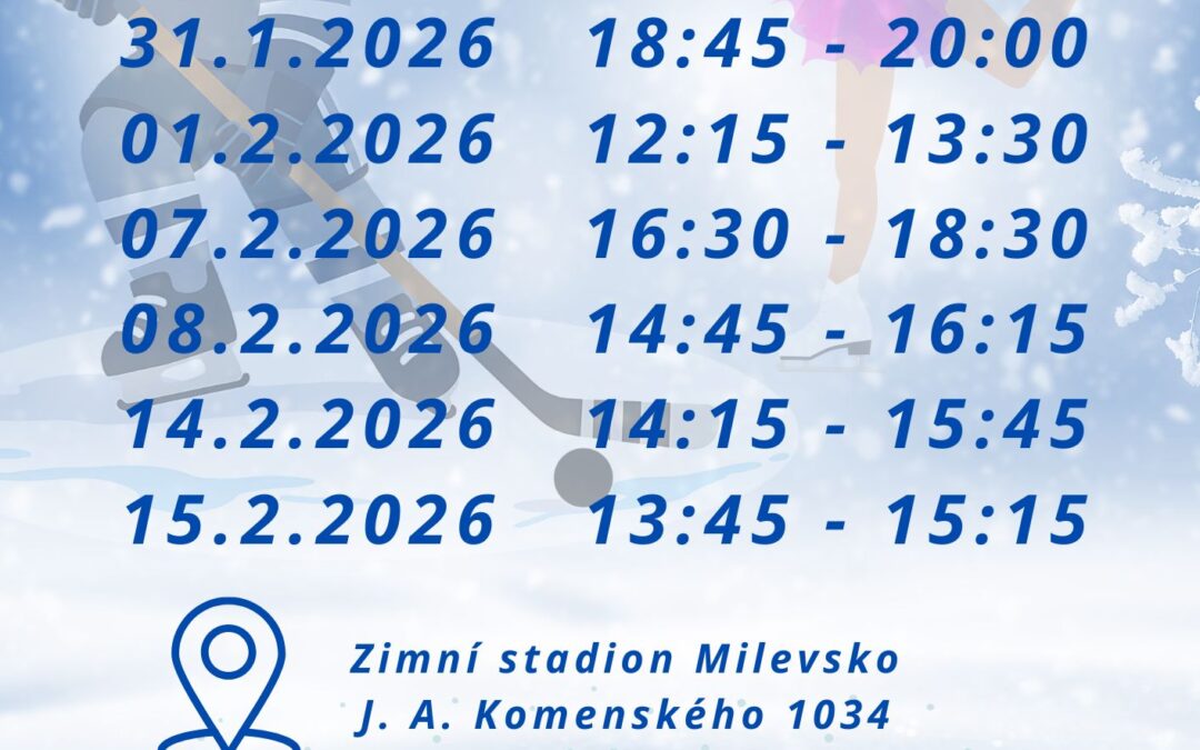 Veřejné bruslení – únor