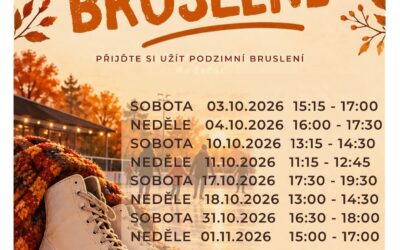 Veřejné bruslení září 2026